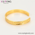 52252 gold bangles latest designs fashion 18k delicate white zircon stone flower gold plated jewelry bangle